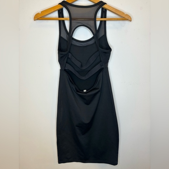 FABLETICS Active All the way Stretch Fitted Semi Sheer Strappy Back Dress - XS - Picture 2 of 8